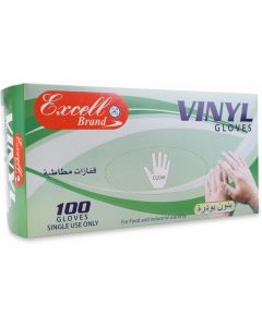 Vinyl Hand Gloves Powder Free - Large (Clear) 10 X  Piece 