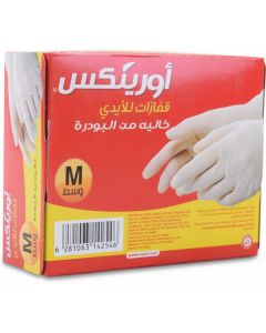 Vinyl Hand Gloves Powder Free - Medium 10 X  Piece 