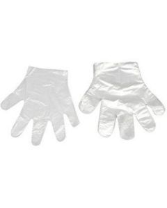 Plastic Gloves (Clear) 100 X  Bag 