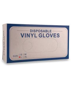 Vinyl Hand Gloves - Large Size 10 X  Piece 