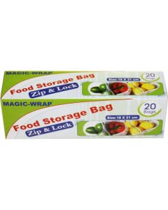 Food Storage Bag - Zip & Lock (LDPE) 24 X  Piece 