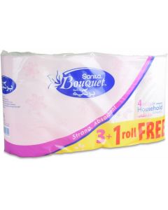 Hand Towel Rolls 2 Ply White 4 X  Roll 