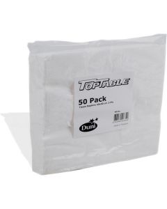 Table Tissue Napkins 2 Ply - White 24 X  Bag 