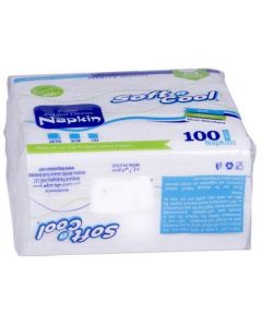 Paper Napkin 1 Ply - White 40 X  Bag 