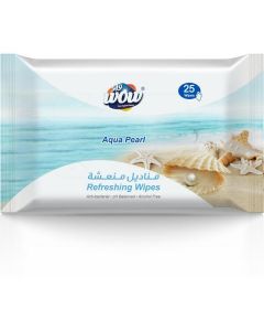 Anti-Bacterial Refreshing Wipes Aqua Pearl 12 X  Pouch 