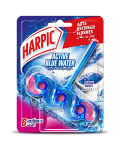 Toilet Block Blue Power 6 Floral Burst 6 X  Piece 