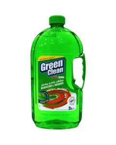 Green Clean Green Tea Disinfectant & Freshener 6 X  Plastic Bottle (2 liter)