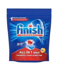 Dishwasher Detergent Tablets All in 1 Max - Lemon 6 X  Pouch 