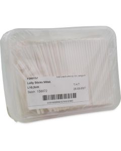 Plastic White Lollipop Sticks 500 X  Piece 