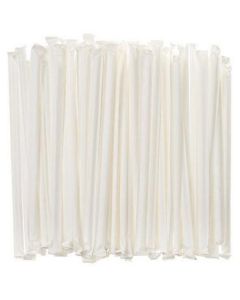 Individually Wrapped White Paper Black Straw 8mm 10000 X  Piece 