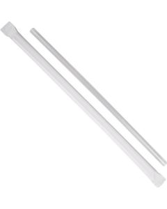 Wrapped Plastic Straight Drinking Straw (6*235 mm) - Clear 10000 X  Piece 