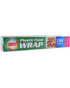 Cling Plastic Food Wrap 100 Ft 1 X  Roll 