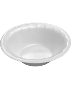 White Foam Deep Bowl 500 X  Tray 