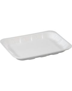 Rectangular White Absorbent Foam Tray for Meat 500 X  Tray 