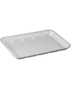 Rectangular White Absorbent Foam Tray for Meat 250 X  Tray 