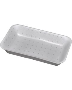 Rectangular White Absorbent Foam Tray for Meat 250 X  Tray 