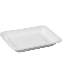 Rectangular White Foam Disposable Trays 250 X  Tray 