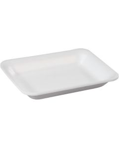 Rectangular White Foam Disposable Trays 500 X  Tray 