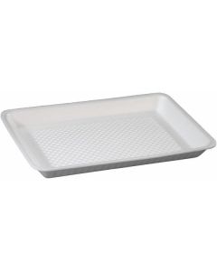 Rectangular White Foam Disposable Trays 250 X  Tray 