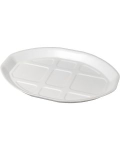 Oval White Foam Disposable Trays (Fish Tray) 100 X  Tray 