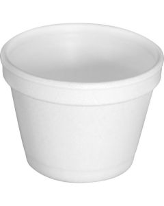 Foam Cup with White Vented Lid 1000 X  Piece 