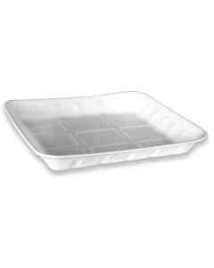 Rectangular White Foam Tray #14 M 250 X  Tray 