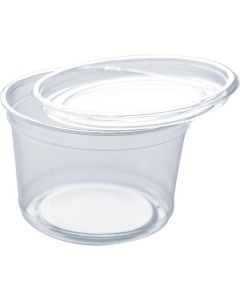 Round Clear Food Container with Lid 500 X  Piece 