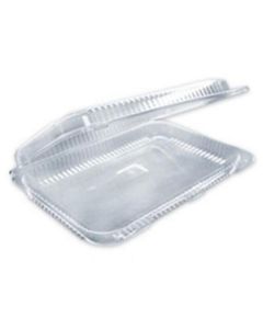 Rectangular Clear Container with Hinged Lid 250 X  Plastic Box 