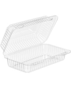 Rectangular Clear Container with Hinged Lid 400 X  Piece 