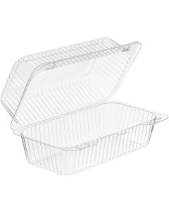 Rectangular Clear Container with Hinged Lid 300 X  Piece 