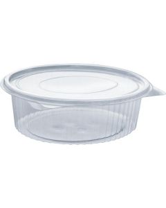 Oval Clear Container with Hinged Lid 500 X  Piece 