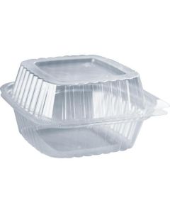 Square Clear Plastic Burger Box with Lid 600 X  Plastic Box 