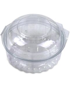 Round Clear Salad Container Bowl with Hinged Dome Lid 300 X  Piece 