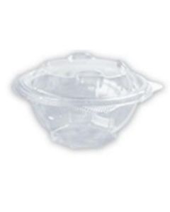 Round Clear Salad Container Bowl with Hinged Dome Lid 300 X  Piece 