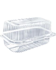 Croissant Clear Container with Hinged Lid 300 X  Piece 