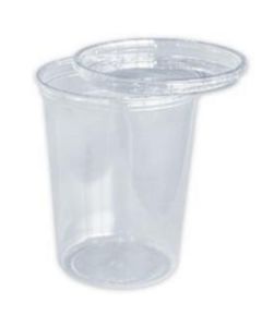 Round Clear Food Container with Lid 1000 X  Piece 