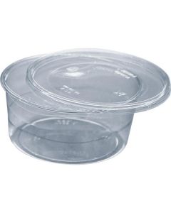 Round Clear Plastic Container PET with Lid 240 X  Plastic Box 