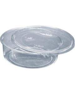 Round Clear Plastic Container PET with Lid 240 X  Plastic Box 