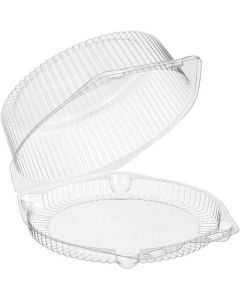 Round Clear Cake Container with Hinged Lid 7 inch 200 X  Piece 