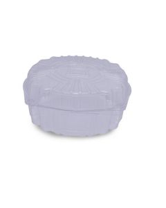 Round Clear Cake Container with Deep Lid 210 X  Plastic Box 