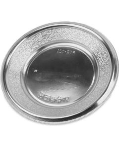 Silver Diagonal Plastic Tray (OPS) 500 X  Tray 