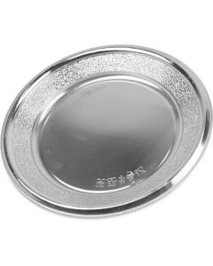 Silver Diagonal Plastic Tray (OPS) 500 X  Tray 