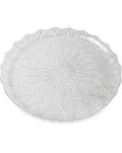 Clear Round Tray 30 Cm - UAE   