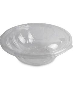 Clear Plastic Salad Bowl W/Lid 200 X  Piece 