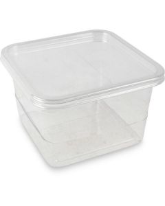 Clear Plastic Container SMQ 240 X  Piece 