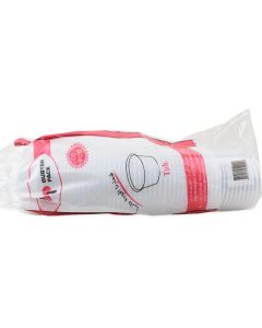 Round White Plastic Tube with Lid 2000 X  Plastic Box 