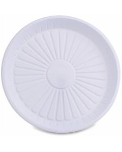 Round White Plastic Tray 500 X  Tray 