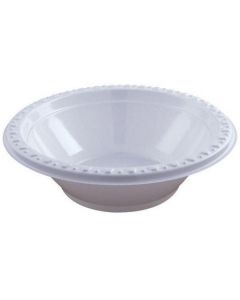 White Plastic Bowl Small # 15 50 X  Piece 