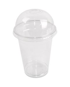 Clear Plastic Cup with Lid 1000 X  Plastic Cup 