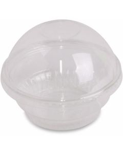 Sundae Ice Cream Cup with Dome Lid 1000 X  Plastic Cup 